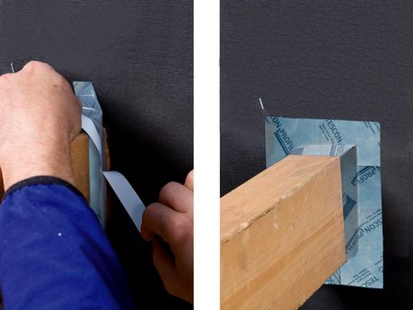 10. Sealing angular penetrations