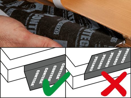 2. Stick to the head of the frame