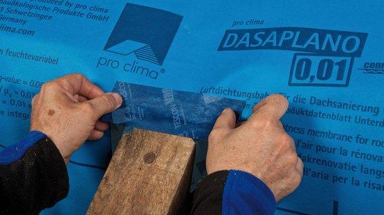 12. Stick to the upper side of the rafter