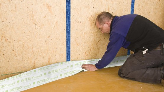 2. Install vapour control strips