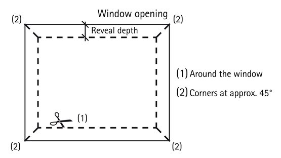 7. Sealing around windows