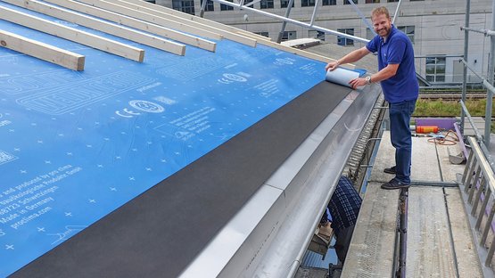 Eave transition with SOLTEMPA