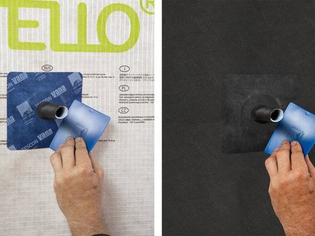 3. Stick the grommet